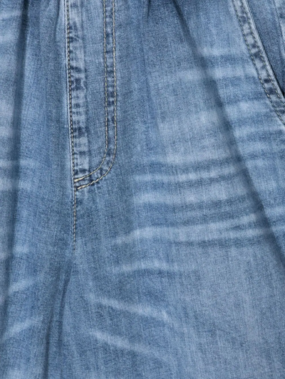 Mauna Kea Denim Bermuda Shorts In Blue