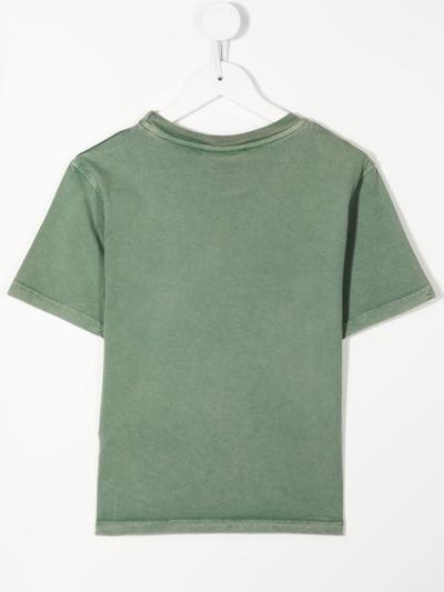 Shop Mauna Kea Logo Print Cotton T-shirt In Green