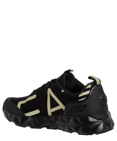 Shop Ea7 C2 Ultimate Sneakers In Black - Gold