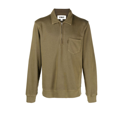 Shop Ymc You Must Create Green Sugden Cotton Sweatshirt