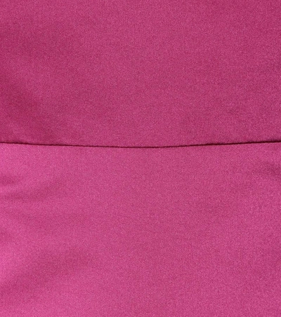 Shop Mcq By Alexander Mcqueen Satin Dress In Pink