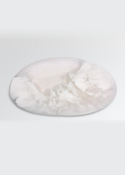 Shop Dinosaur Designs Temple Platter In White