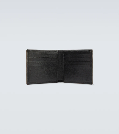 Shop Gucci Horsebit Grained Leather Wallet In Nero