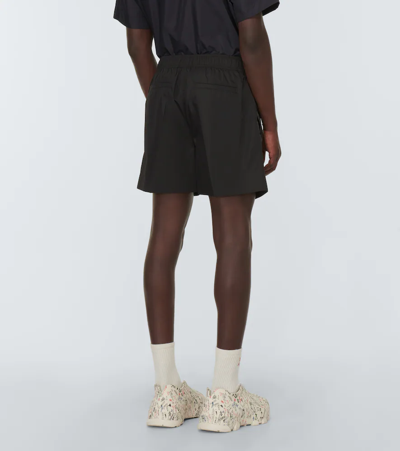 Shop Givenchy 4g Nylon Shorts In Black