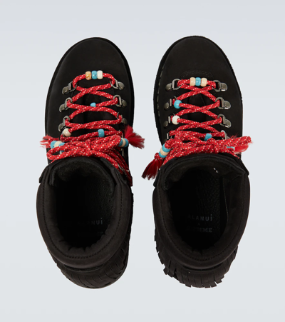Shop Alanui X Diemme Roccia Hiking Boots In Black Black