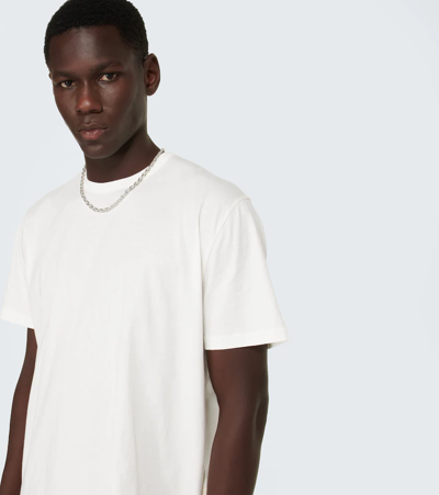 Our Legacy New Box Cotton Jersey T-shirt In White Clean Jersey