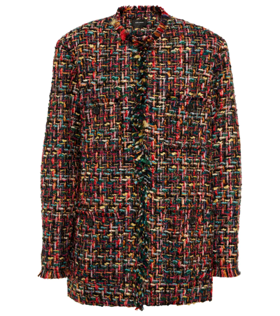 Shop Isabel Marant Dianaza Tweed Jacket In Multicolor