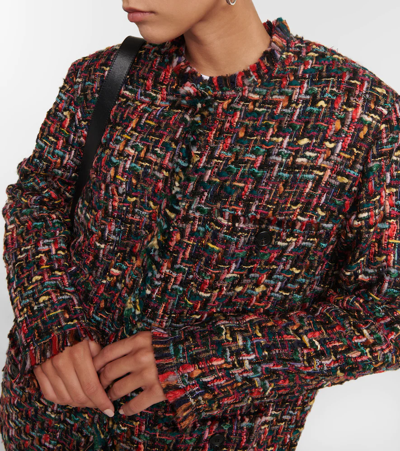 Shop Isabel Marant Dianaza Tweed Jacket In Multicolor