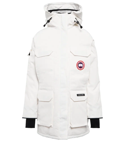 Canada Goose Hooded And Long-sleeved Pie Overcomes In White
