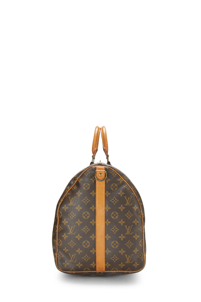 Pre-owned Louis Vuitton Monogram Canvas Keepall Bandouliere 55
