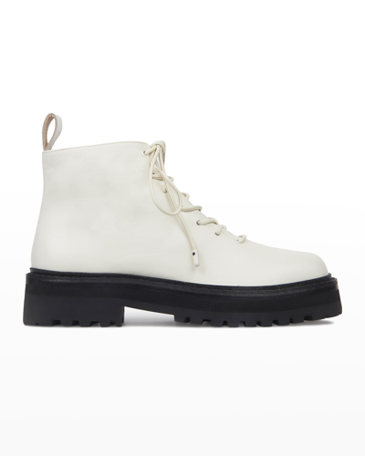 Shop Black Suede Studio Duluth Suede Lace-up Boots In Cream Suede