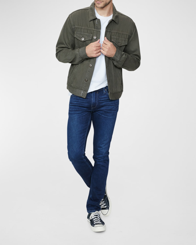 Shop Paige Men's Scout Denim Jacket In Vinshdpine