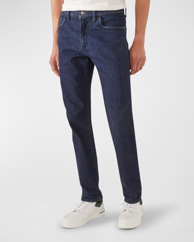 Shop Loro Piana Men's Slim-fit Denim Jeans In W0nh Japanese Dar