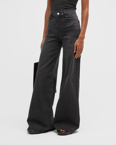 Shop Frame Le Palazzo Wide Baggy Jeans In Billups