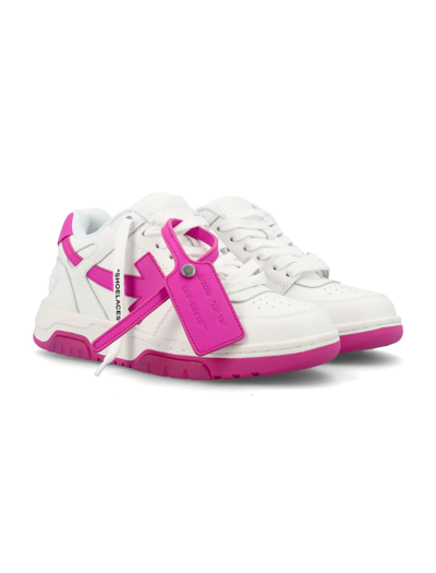 Shop Off-white Out Of Office In White Fucsia