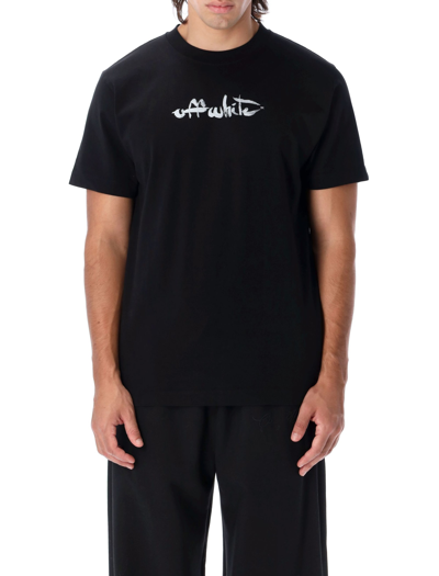 Shop Off-white Paint Arrow T-shirt In Black