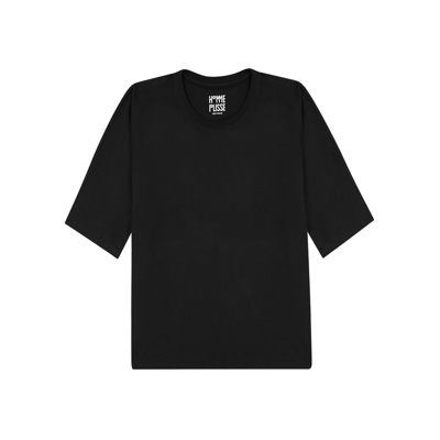Shop Issey Miyake Release Cotton T-shirt In Black