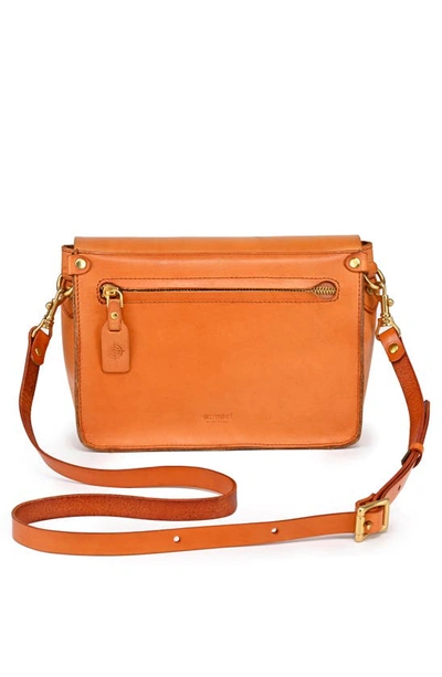 Shop Old Trend Isla Leather Crossbody Bag In Caramel