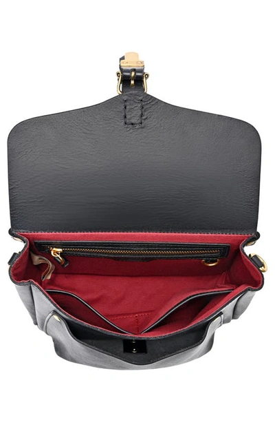 Old Trend Isla Leather Crossbody Bag In Black