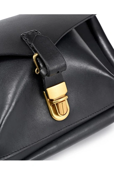 Old Trend Isla Leather Crossbody Bag In Black