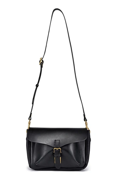 Old Trend Isla Leather Crossbody Bag In Black