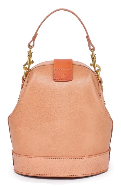 Shop Old Trend Doctor Bucket Leather Crossbody Bag In Blush