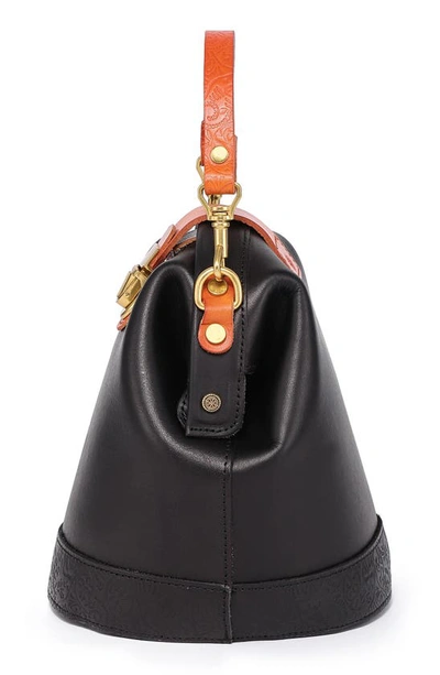 Old Trend Women's Genuine Leather Doctor Bucket Crossbody Convertible Bag In Black