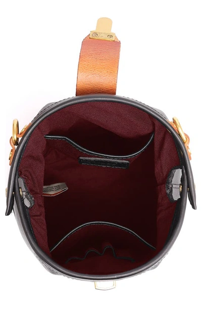 Old Trend Women's Genuine Leather Doctor Bucket Crossbody Convertible Bag In Black