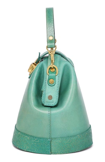 Shop Old Trend Doctor Bucket Leather Crossbody Bag In Mint