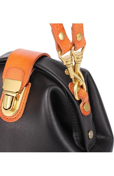 Old Trend Women's Genuine Leather Doctor Bucket Crossbody Convertible Bag In Black
