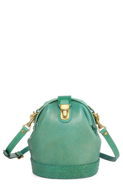 Shop Old Trend Doctor Bucket Leather Crossbody Bag In Mint