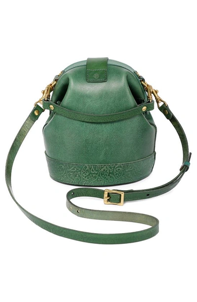 Shop Old Trend Doctor Bucket Leather Crossbody Bag In Green