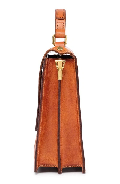Shop Old Trend Basswood Leather Crossbody Bag In Caramel