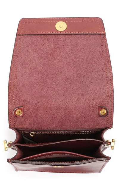 Shop Old Trend Basswood Leather Crossbody Bag In Brown