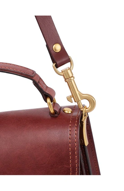 Shop Old Trend Basswood Leather Crossbody Bag In Brown