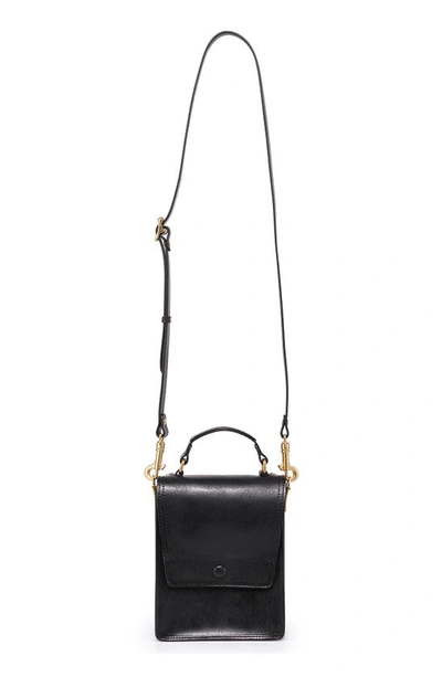 Shop Old Trend Basswood Leather Crossbody Bag In Black