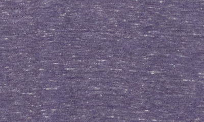 Shop Abound Short Sleeve Heathered Henley T-shirt In Purple Chill Heather