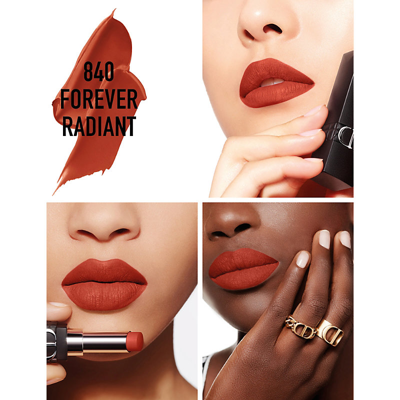 Shop Dior 840 Forever Radiant Rouge Forever Lipstick 3.2g