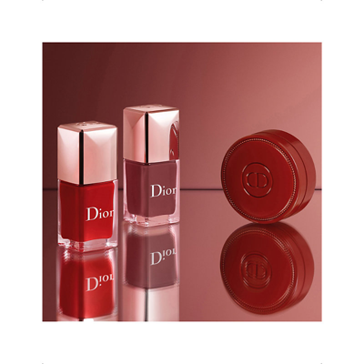 Shop Dior 8n Crème Abricot En Rouge Limited Edition Nail Cream 10g