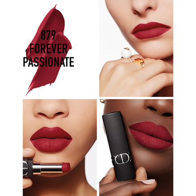 Shop Dior Rouge  Forever Lipstick 3.2g In 879 Forever Passionate