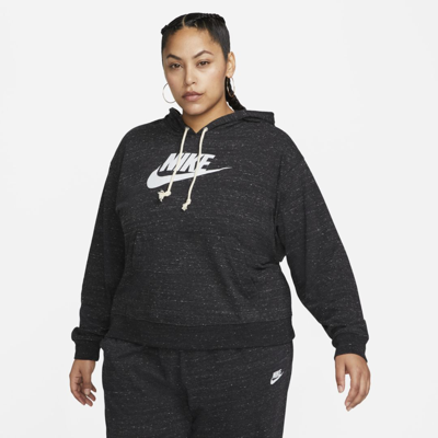 Nike Women's Sportswear Gym Vintage Pullover Hoodie (plus Size) In Black |  ModeSens