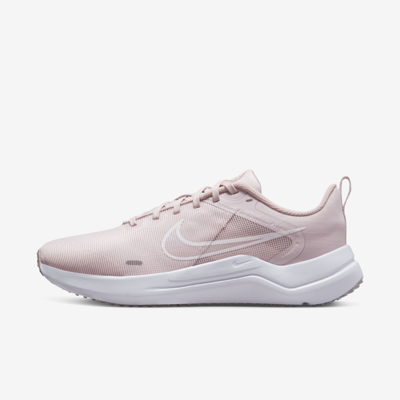 Nike Women's Downshifter 12 Road Running Shoes In Barely Rose/white ...