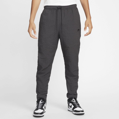 Shop Nike Men's  Sportswear Tech Essentials Woven Jogger Pants In Grey