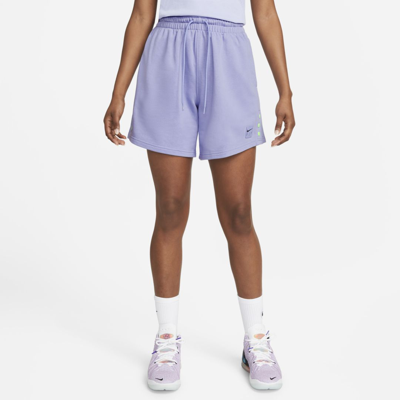 Nike Women's Dri-fit Swoosh Fly Basketball Shorts In Purple | ModeSens