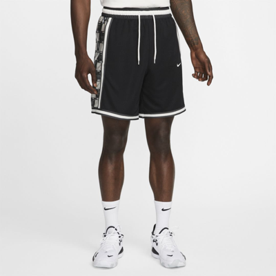 Shop Nike Men's Dri-fit Dna+ 8" Basketball Shorts In Black