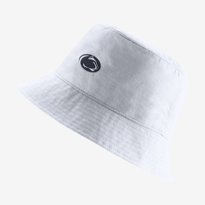 Shop Nike Unisex College (penn State) Bucket Hat In White