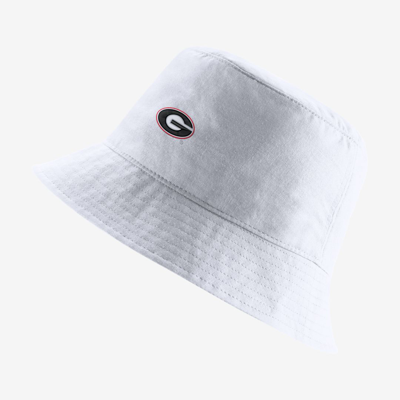 Shop Nike Unisex College (georgia) Bucket Hat In White