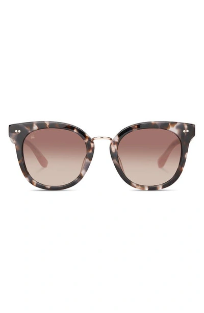 Shop Toms Cecilia 50mm Small Cat Eye Sunglasses In Vintage Tort/ Brown Gradient