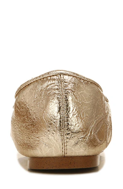 Sam Edelman Felicia Flat In Gold Leaf