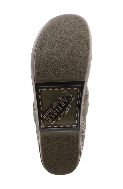 L'artiste Elkayjay Clog In Olive Multi